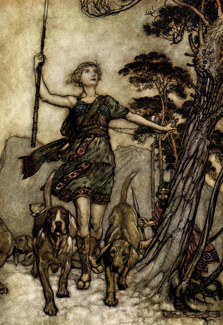 Sueño de una noche de verano de Arthur Rackham