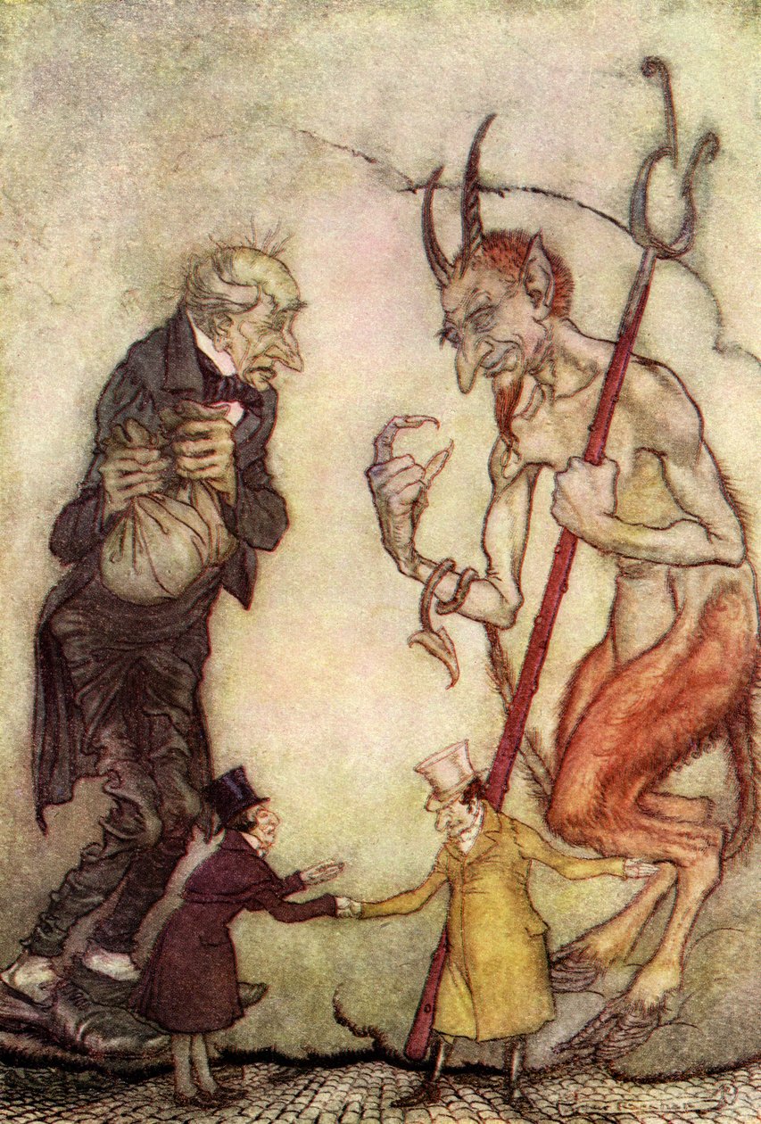 Cuento de Navidad de Charles Dickens de Arthur Rackham