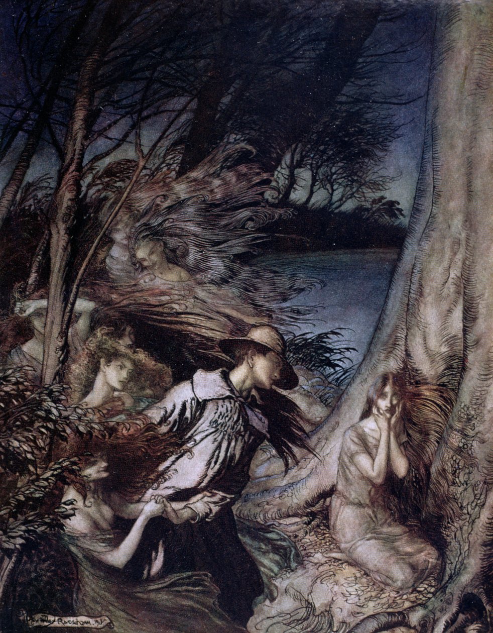 Ilustración de Hadas, 1912 de Arthur Rackham