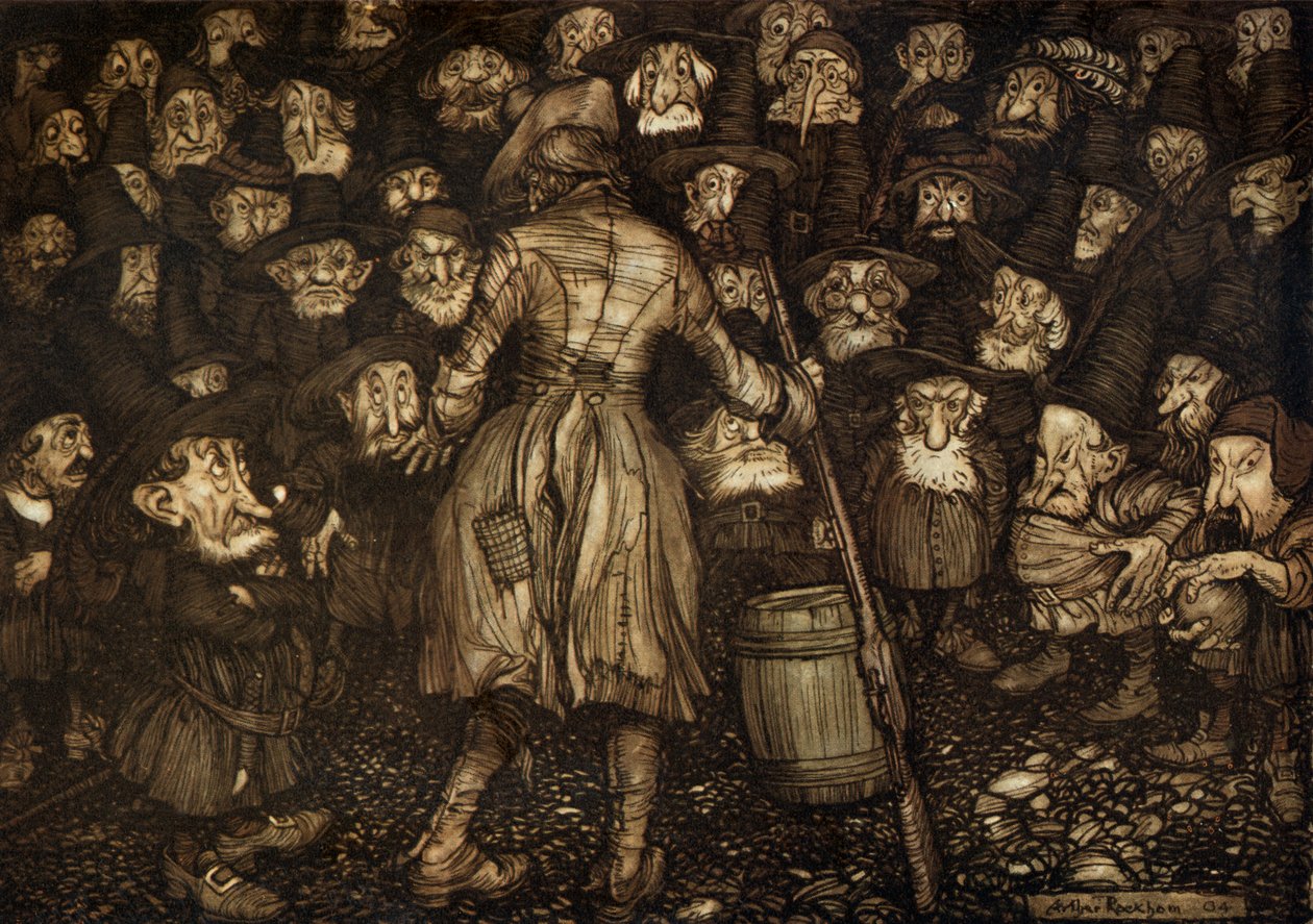 Cuento corto de Washington Irving de Arthur Rackham