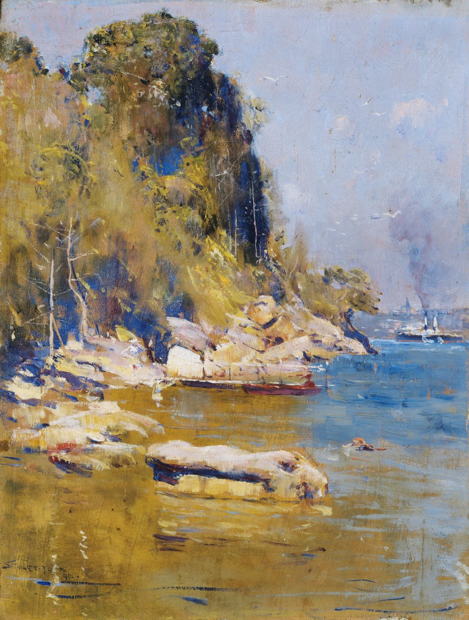 Desde mi campamento (Sirius Cove) de Arthur Streeton