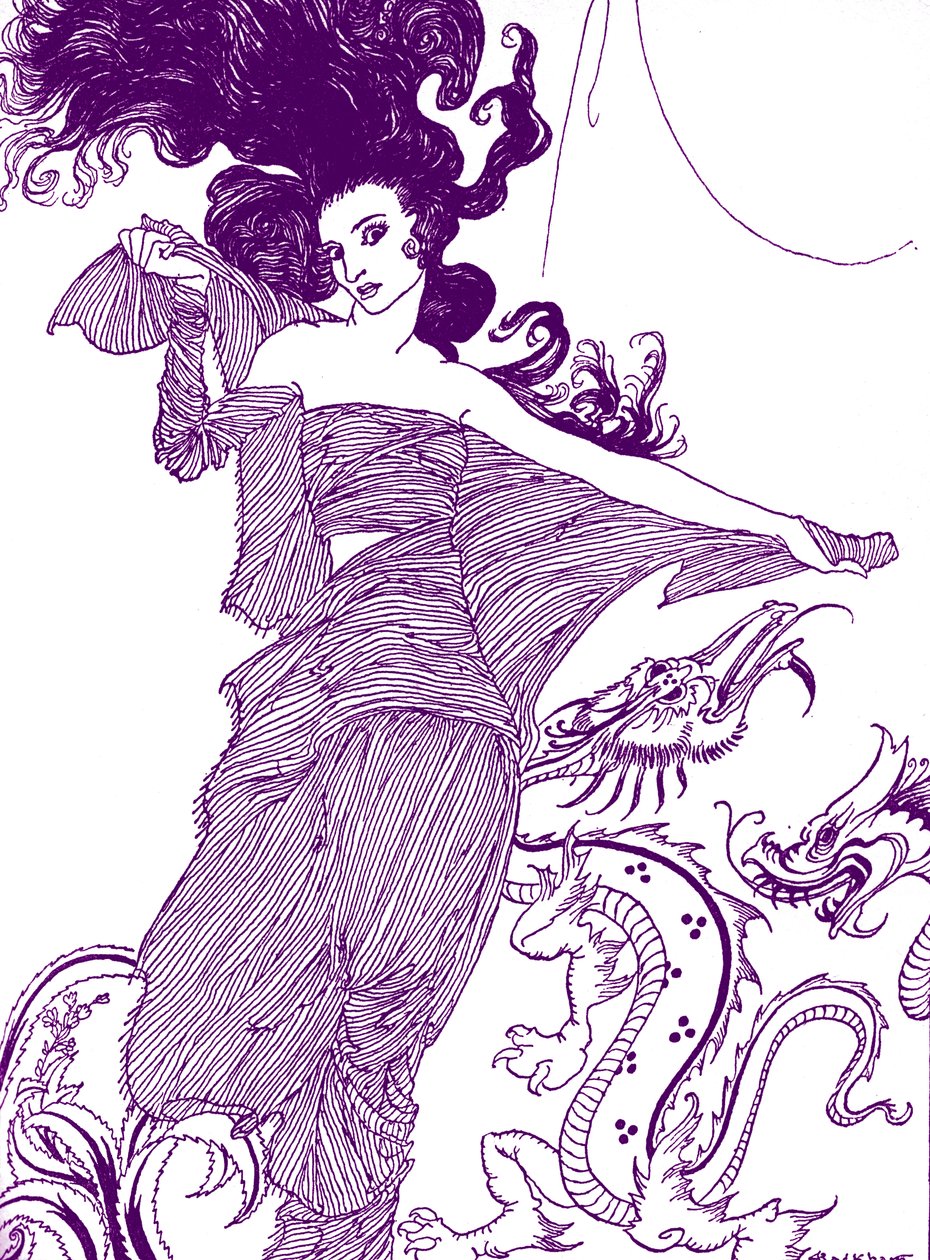 Ligeia" de Edgar Allan Poe de Arthur (after) Rackham
