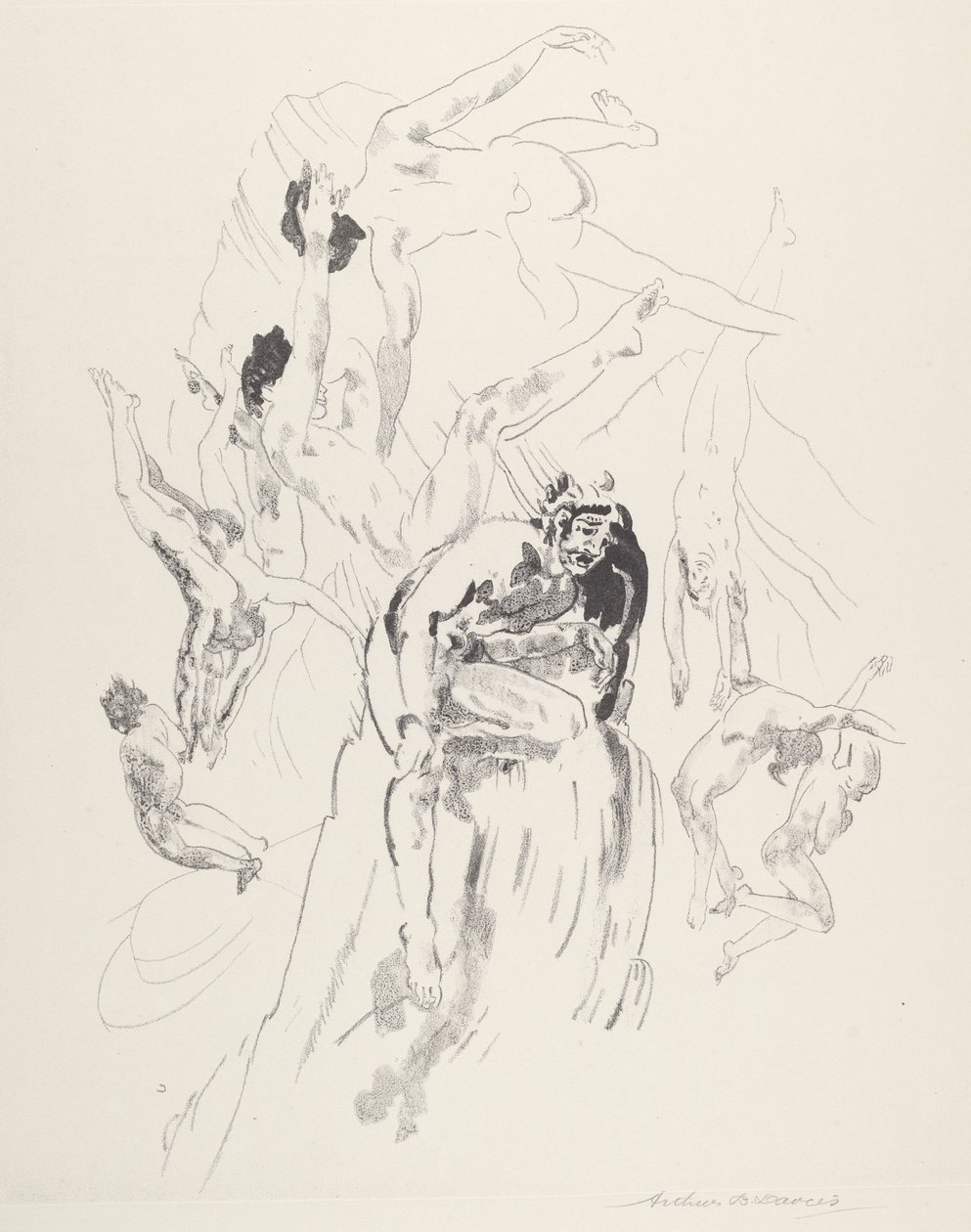Hombres Pájaro de Arthur B. Davies