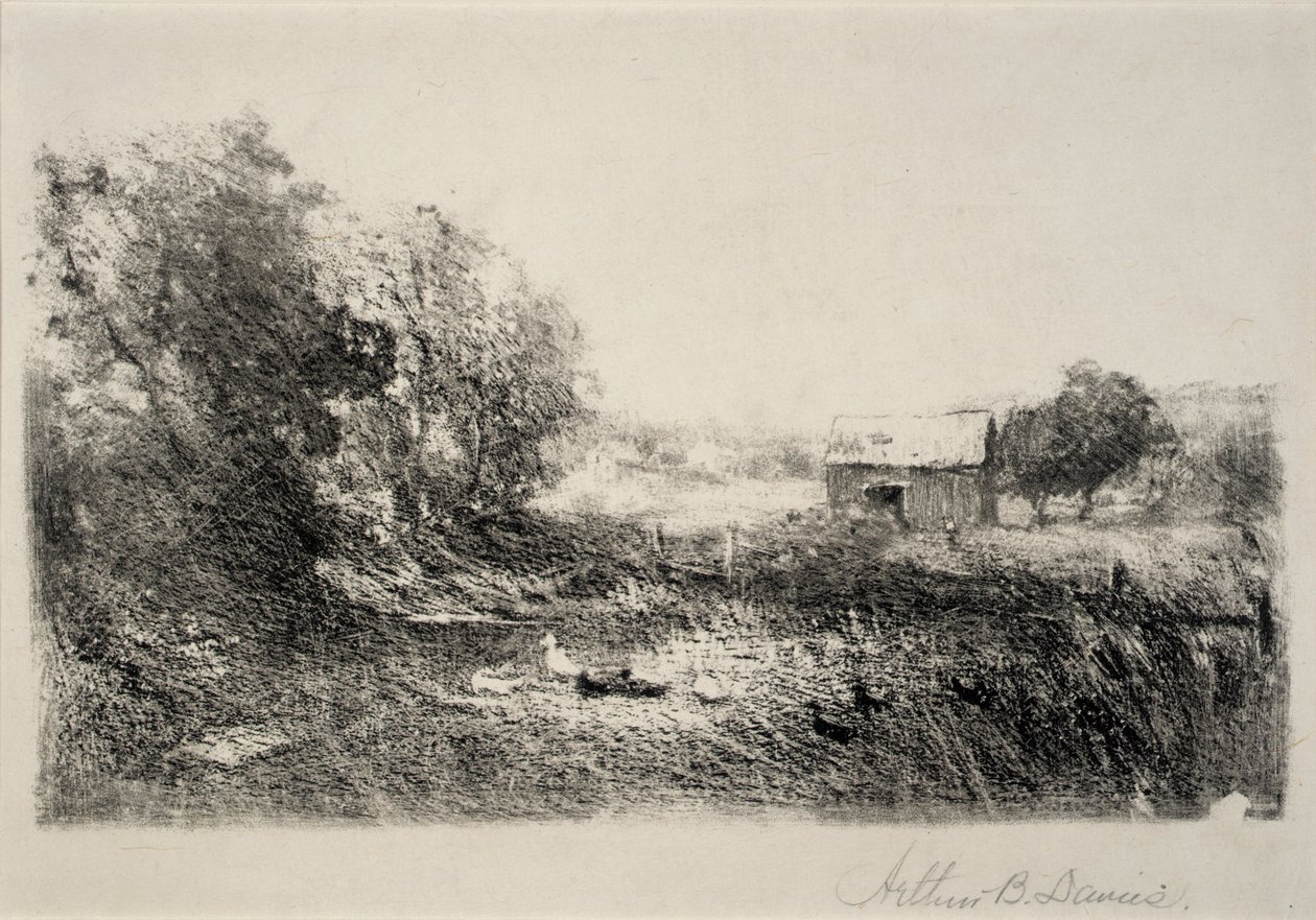Estanque de los patos de Arthur B. Davies