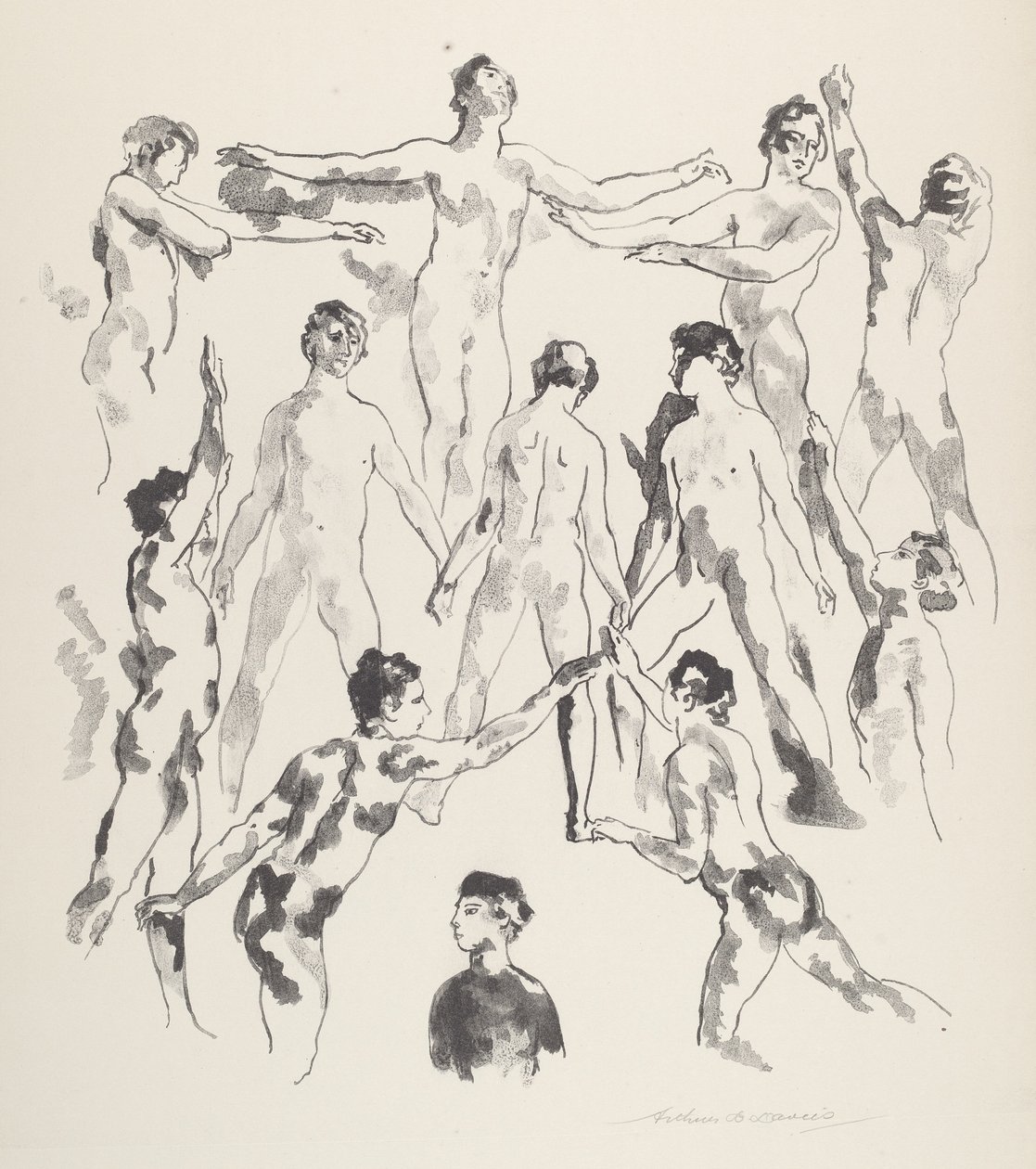 Doce Hombres de Arthur B. Davies