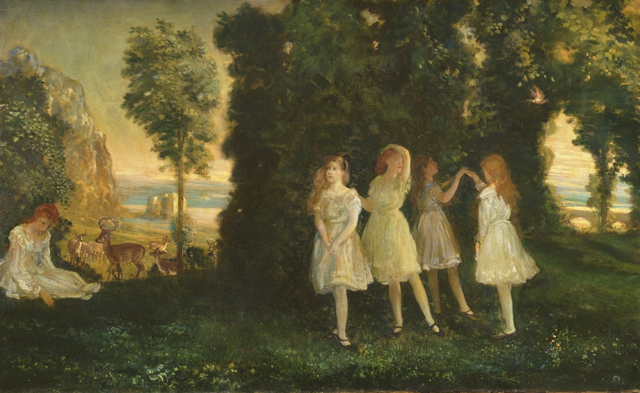 Niños bailando, 1902 de Arthur Bowen Davies