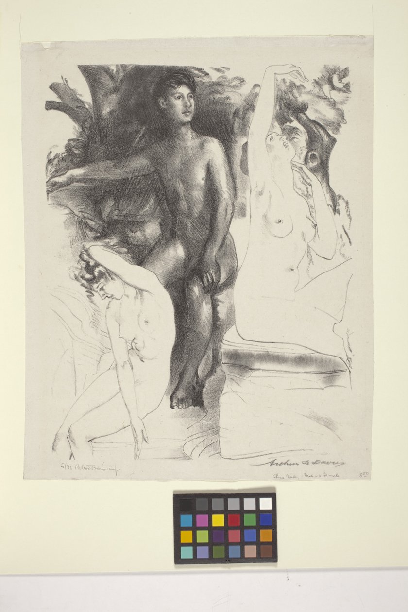 Dominio (litografía) de Arthur Bowen Davies