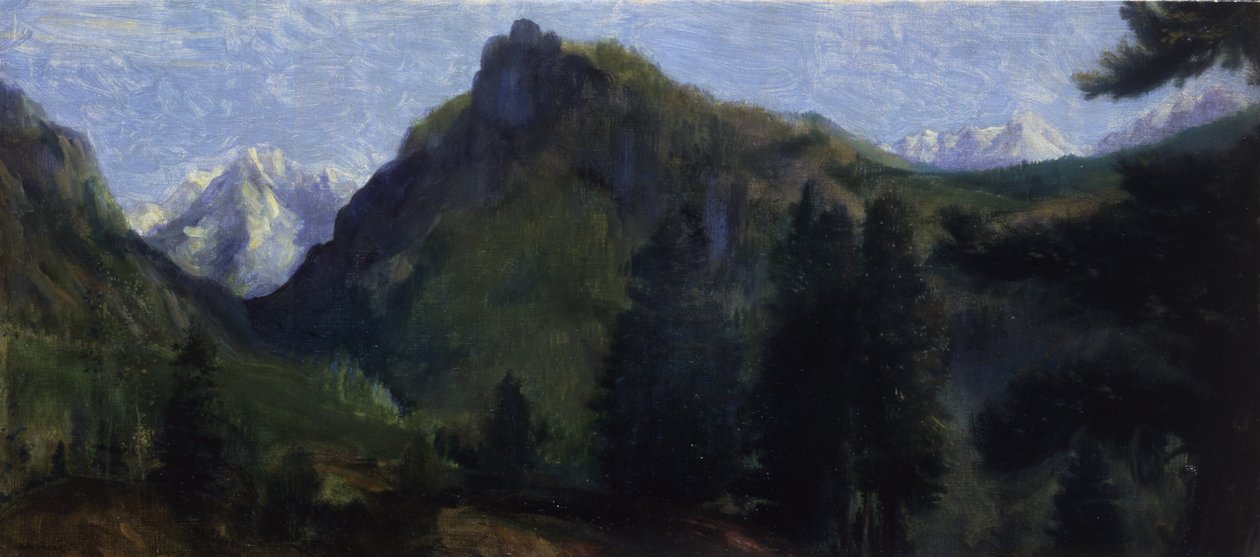 Montaña amada de la primavera, c.1906-07 de Arthur Bowen Davies