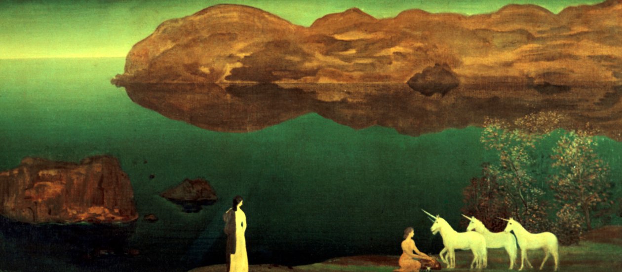 Los unicornios de Arthur Bowen Davies