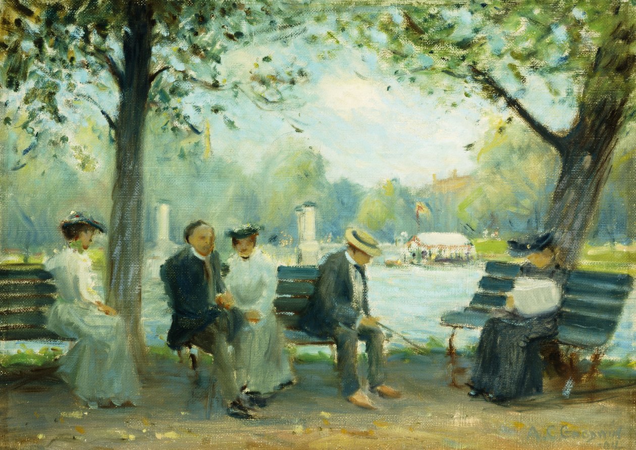 En los jardines públicos, Boston de Arthur Clifton Goodwin