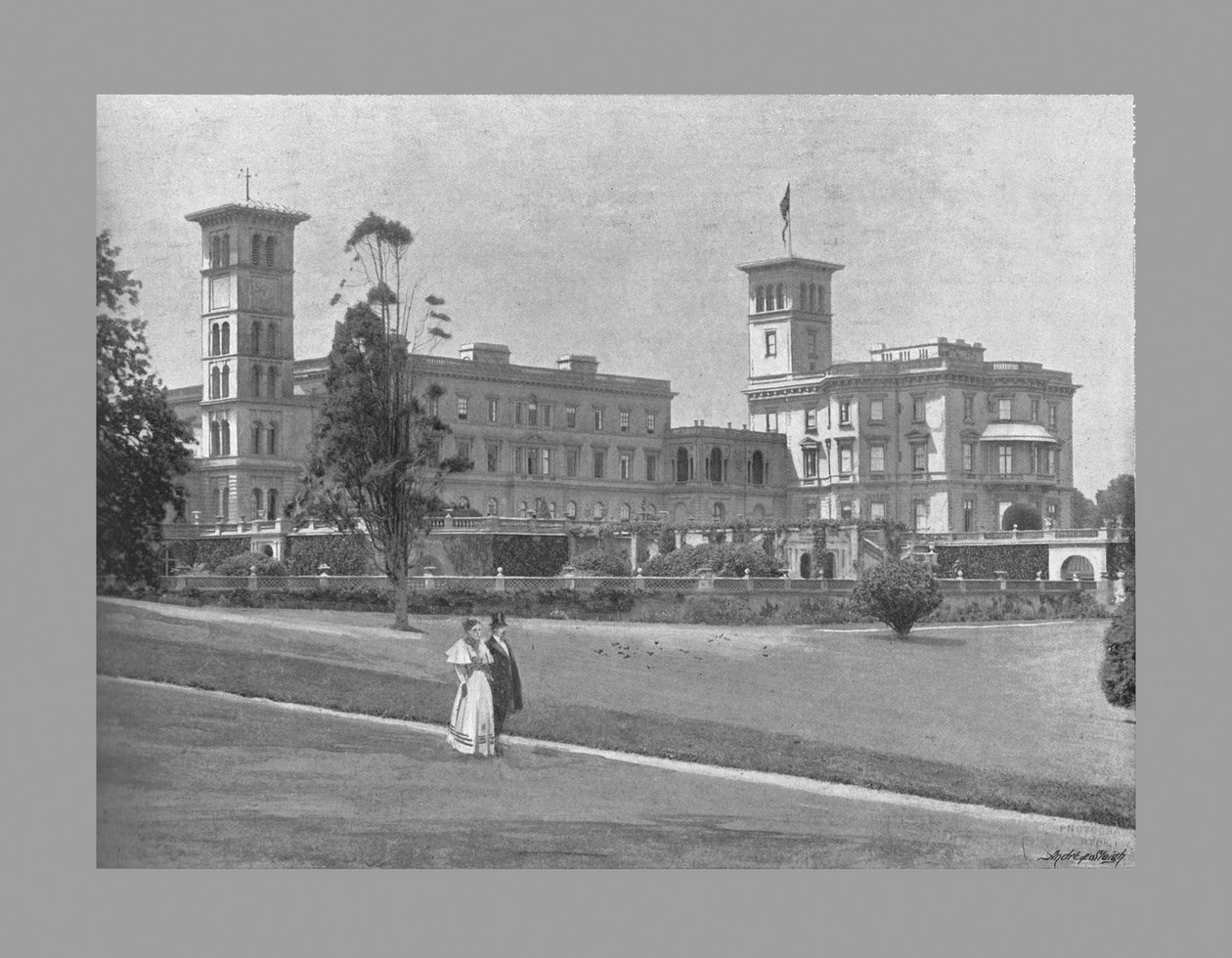 Casa Osborne, I.O.W. c1900 de Arthur Debenham