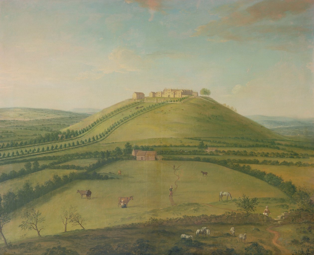 Torre Hoghton, siglo XVIII de Arthur Devis