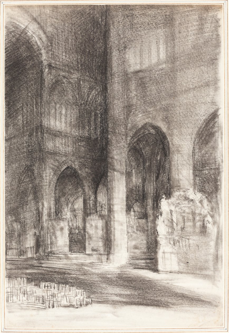 Una nave de catedral de Arthur Frederick Payne