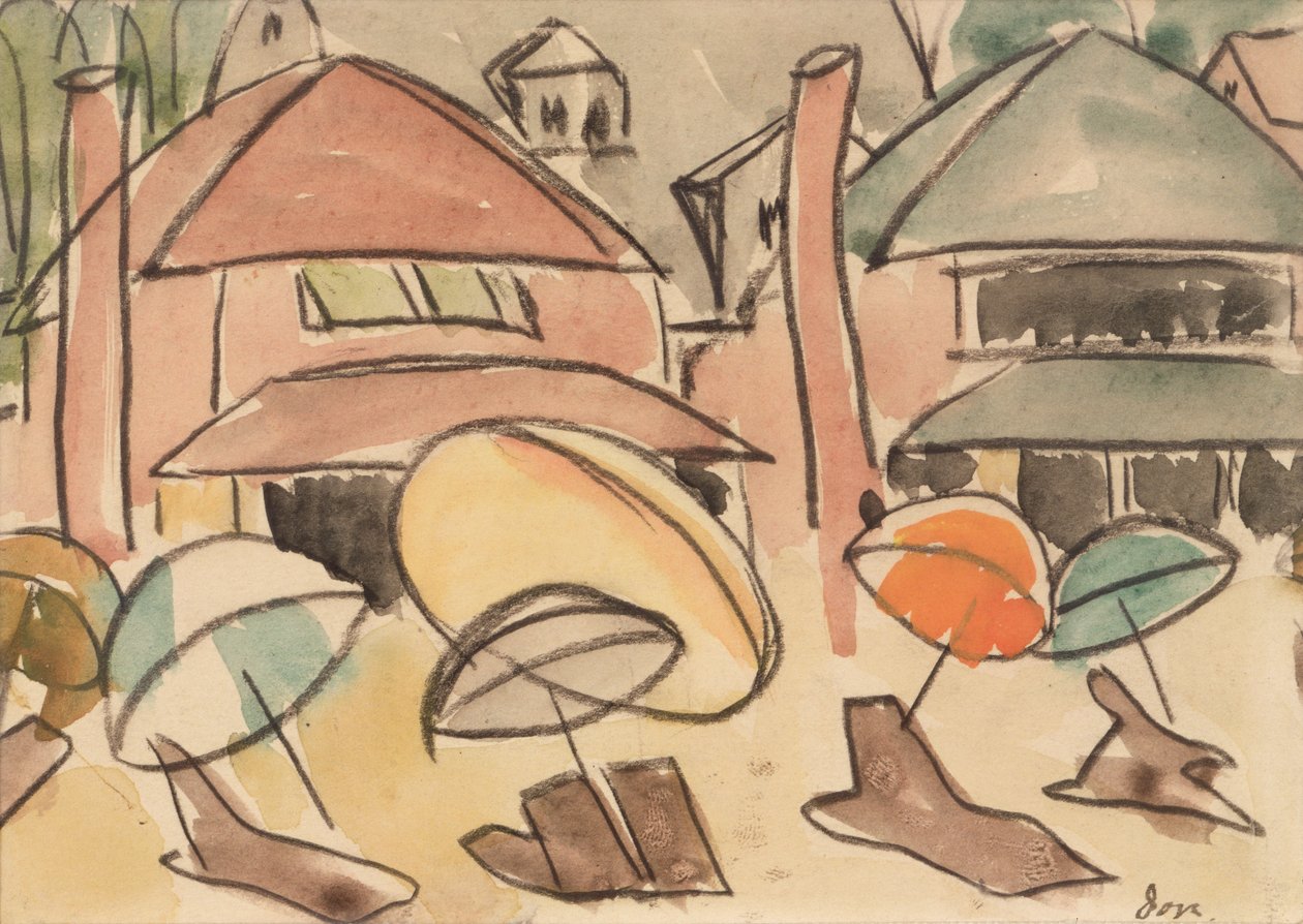 Sombrillas de playa de Arthur Garfield Dove