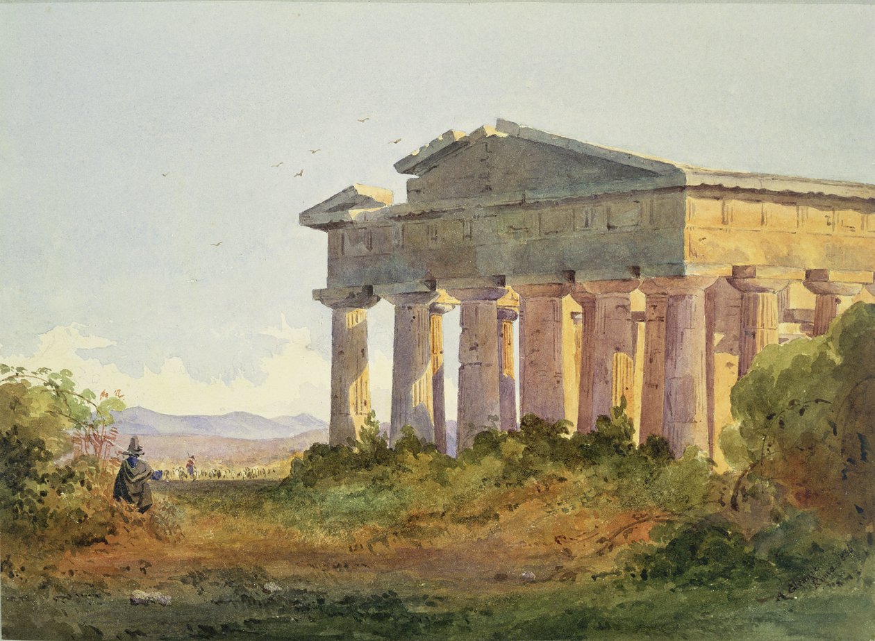 Paisaje en Paestum de Arthur Glennie