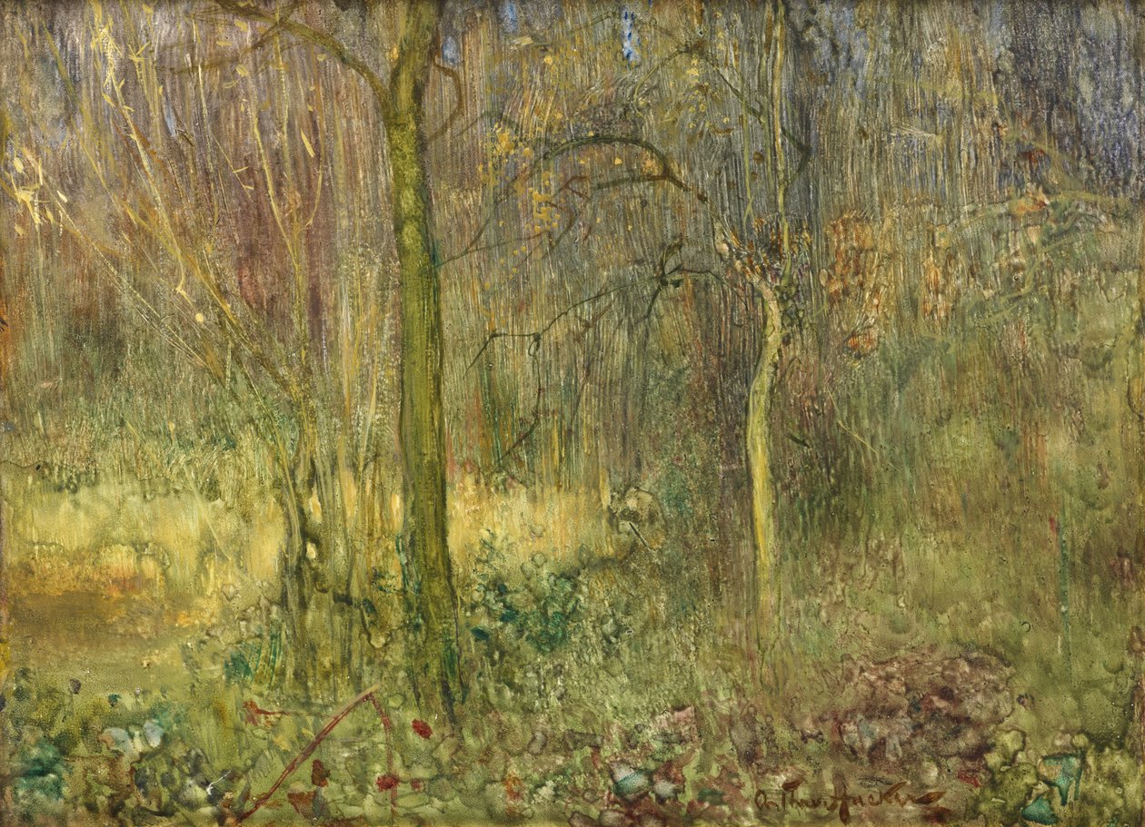 Claro boscoso de Arthur Hacker