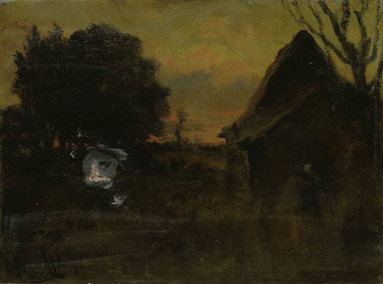 "Al atardecer de Arthur Hawksley (signed by artist)