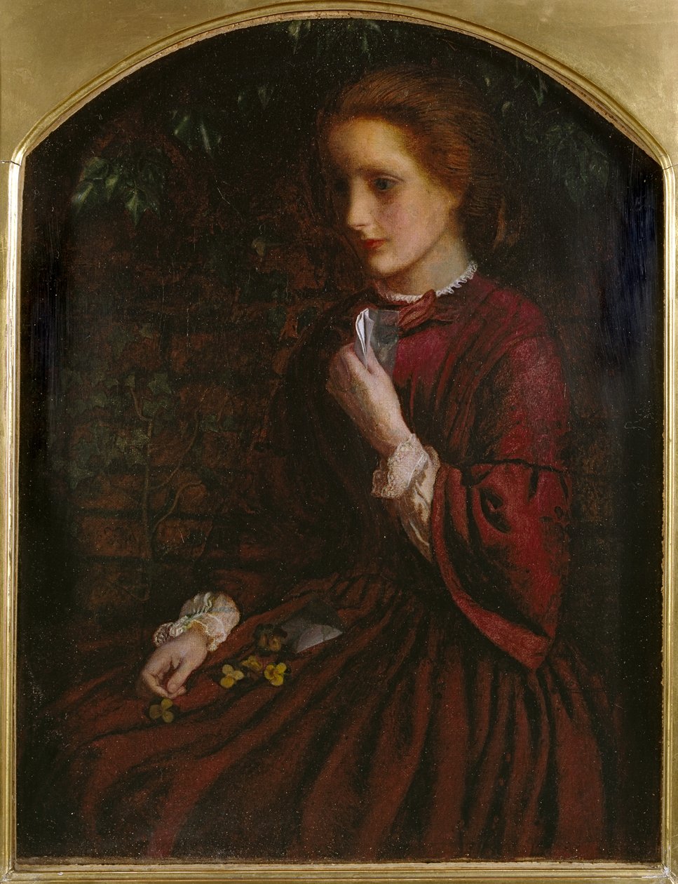 Pensamientos, c.1860 de Arthur Hughes