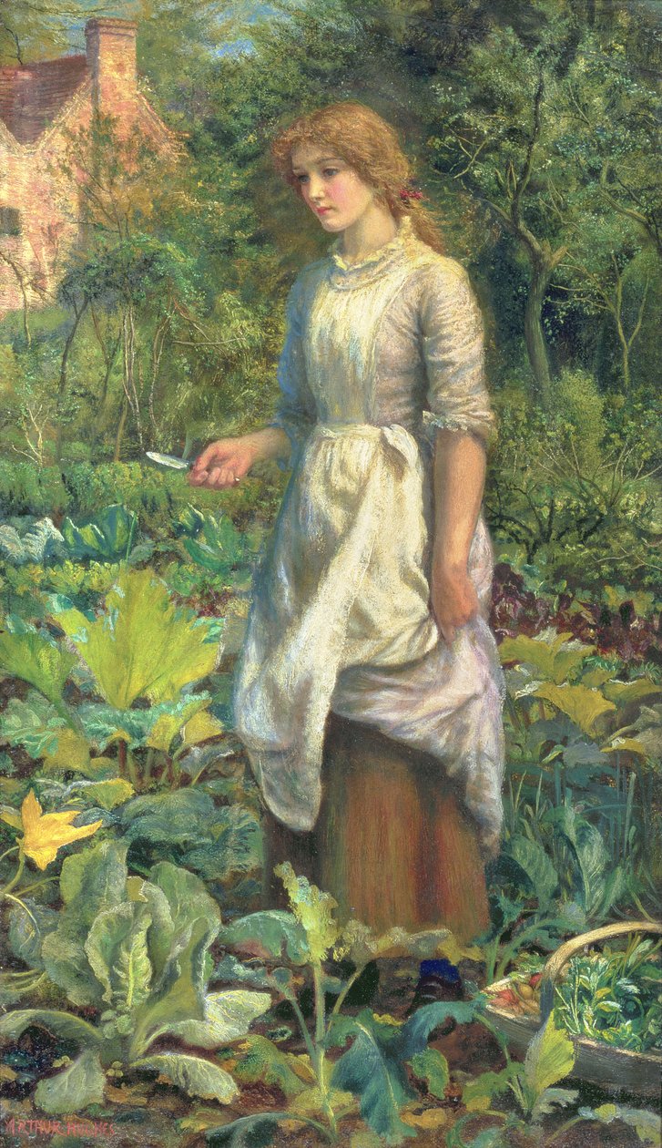 Phyllis, c.1887 de Arthur Hughes