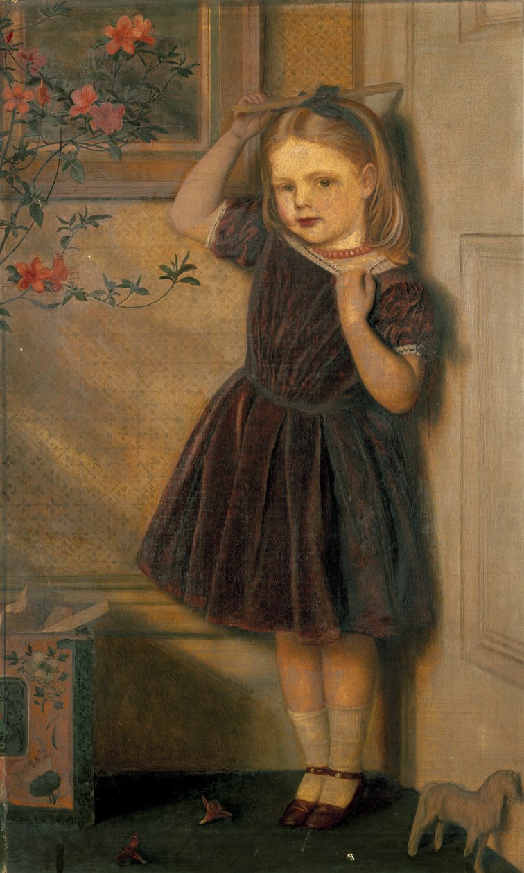 Retrato de Cecily Palgrave, siglo XIX de Arthur Hughes