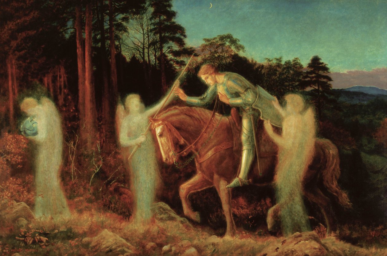Sir Galahad, 1867-1892 de Arthur Hughes