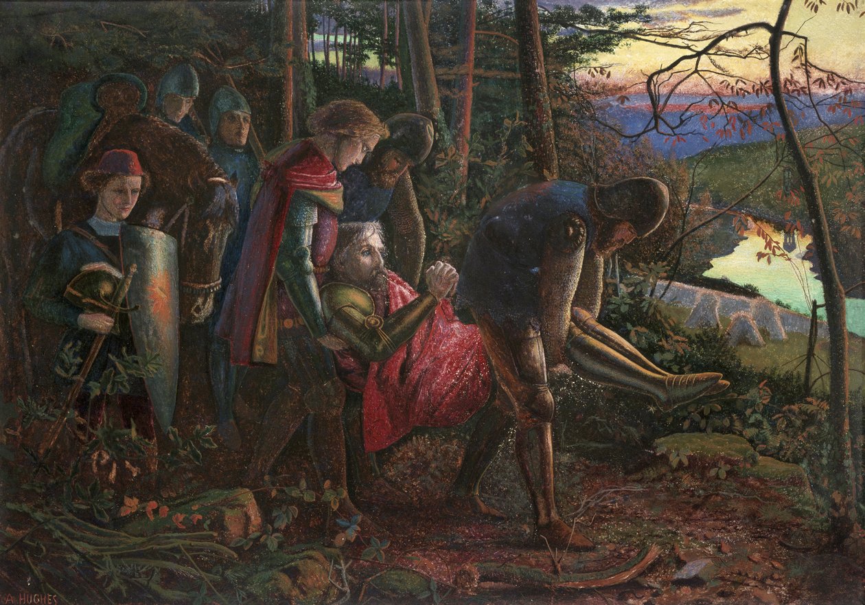 El Caballero del Sol, 1860 de Arthur Hughes
