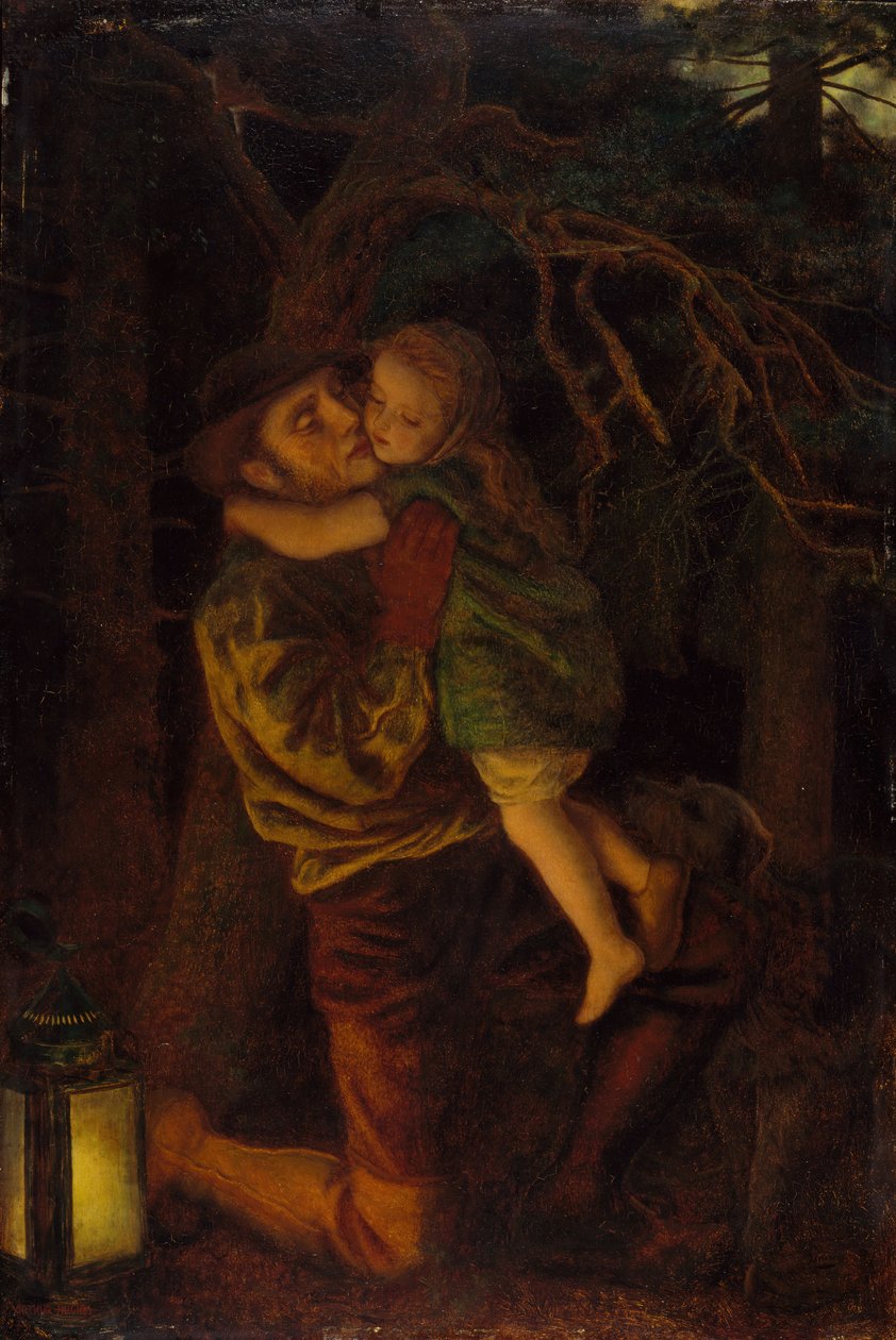 El niño perdido, 1866 de Arthur Hughes