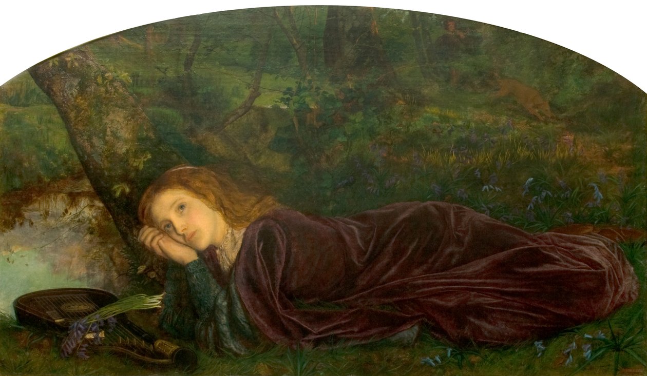 La Grieta en el Laúd, 1861-62 de Arthur Hughes