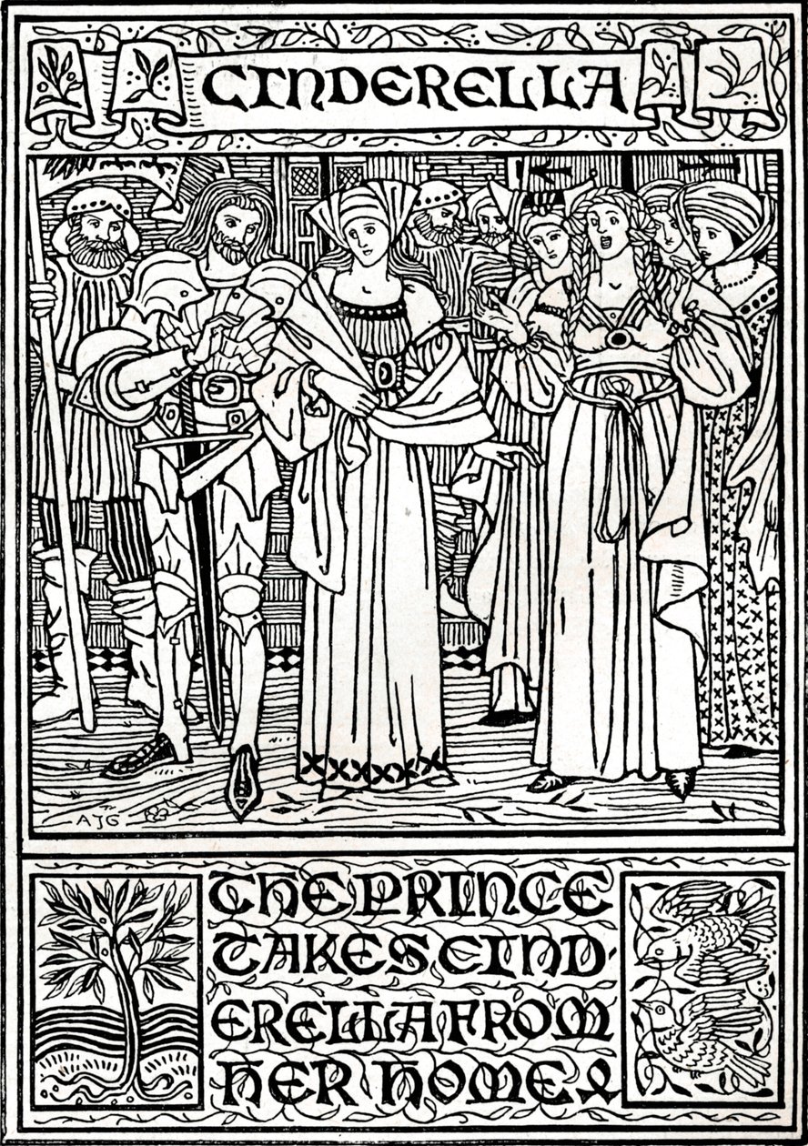 Cenicienta, c1895 de Arthur Joseph Gaskin