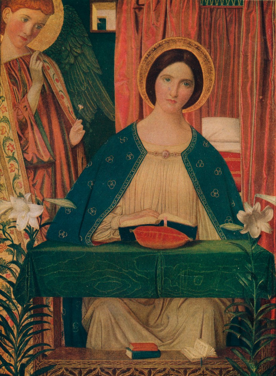 La Anunciación, 1898 de Arthur Joseph Gaskin