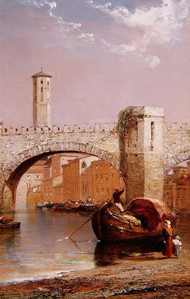 El viejo puente, Verona de Arthur Joseph Meadows