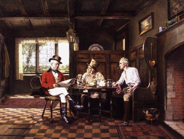 Interior de taberna de Arthur Longlands Grace
