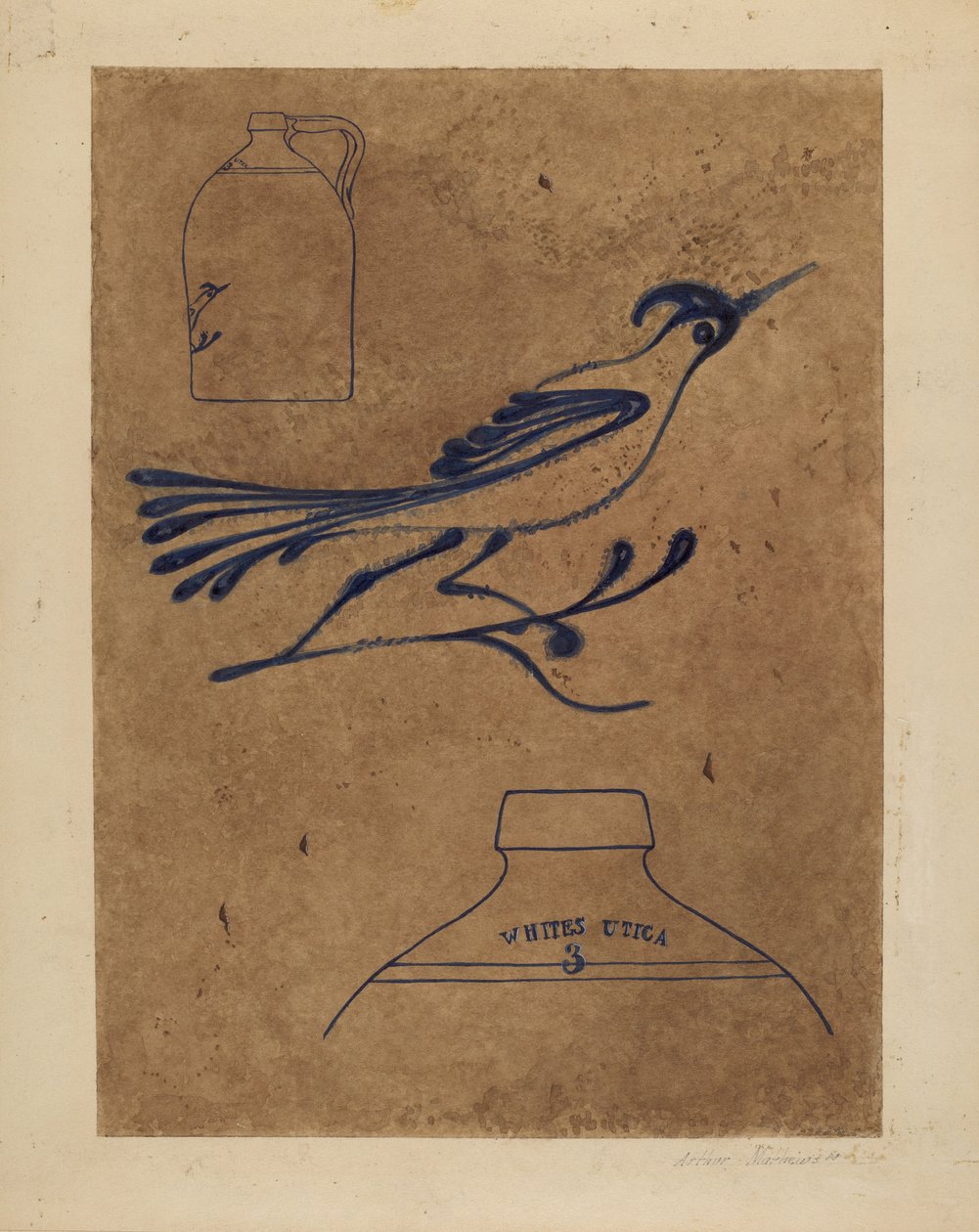 Jarra de gres, c. 1937 de Arthur Matthews
