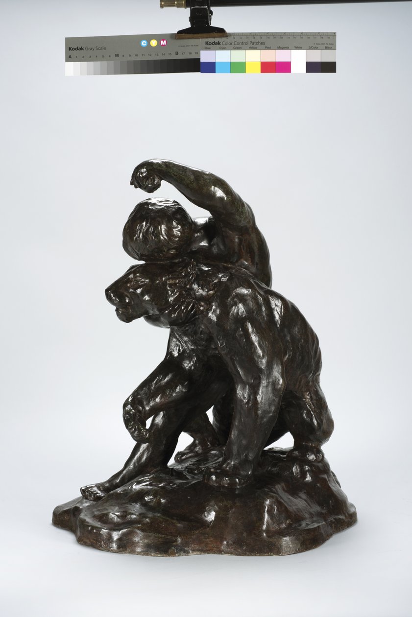 Puma y niño de Arthur Putnam