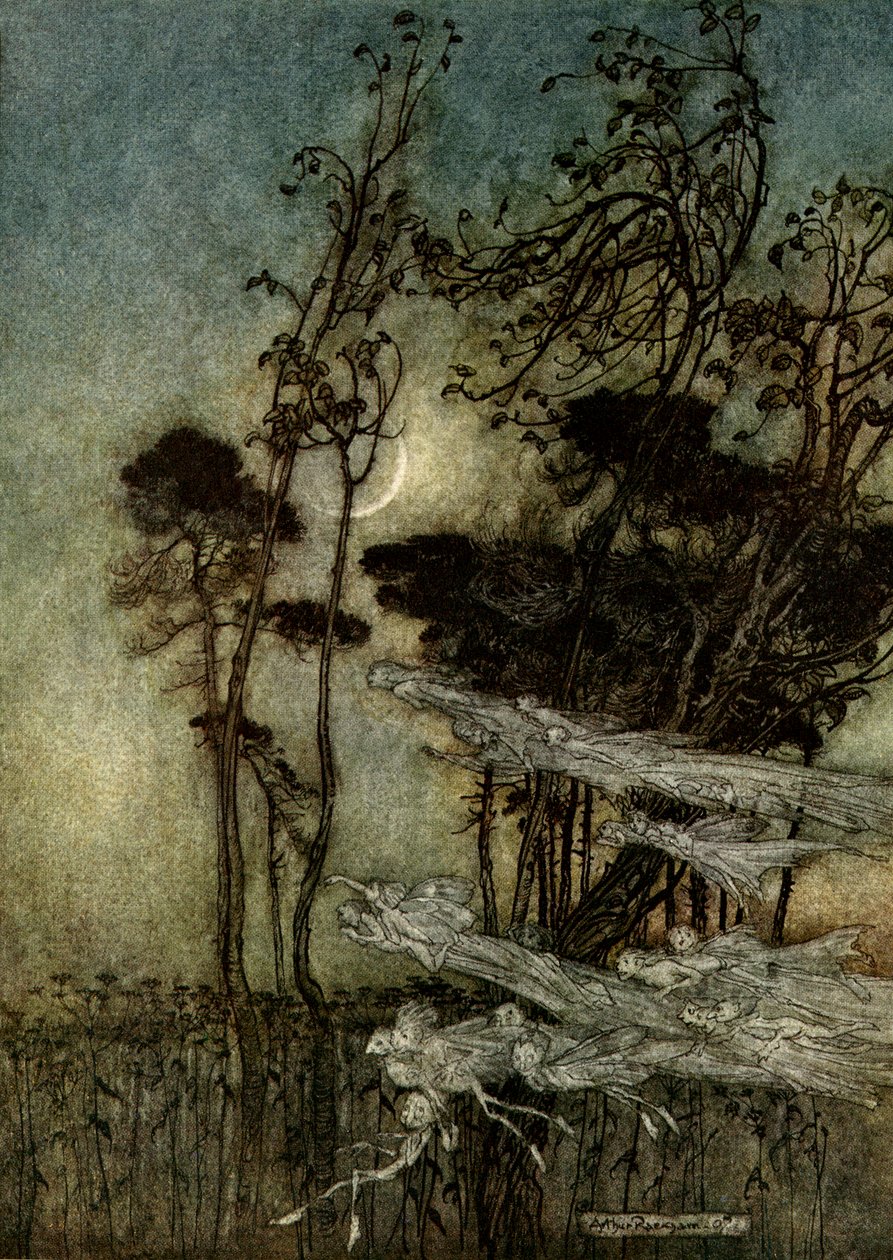 Sueño de una noche de verano de Arthur Rackham