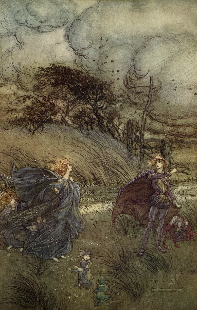 Sueño de una noche de verano de Arthur Rackham