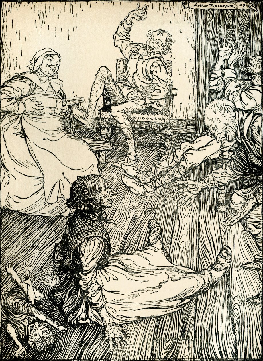 Sueño de una noche de verano de Arthur Rackham