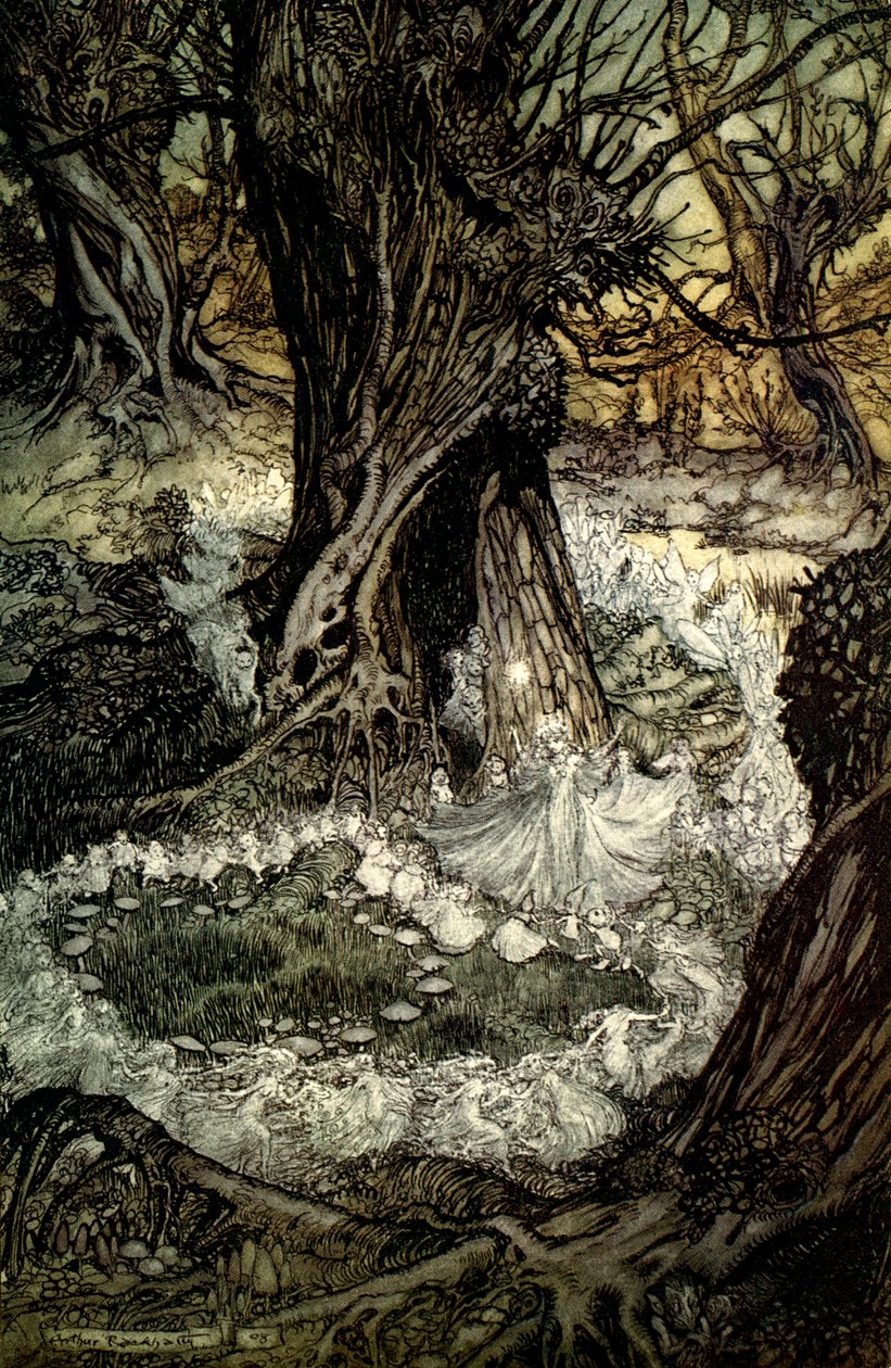 Sueño de una noche de verano de Arthur Rackham