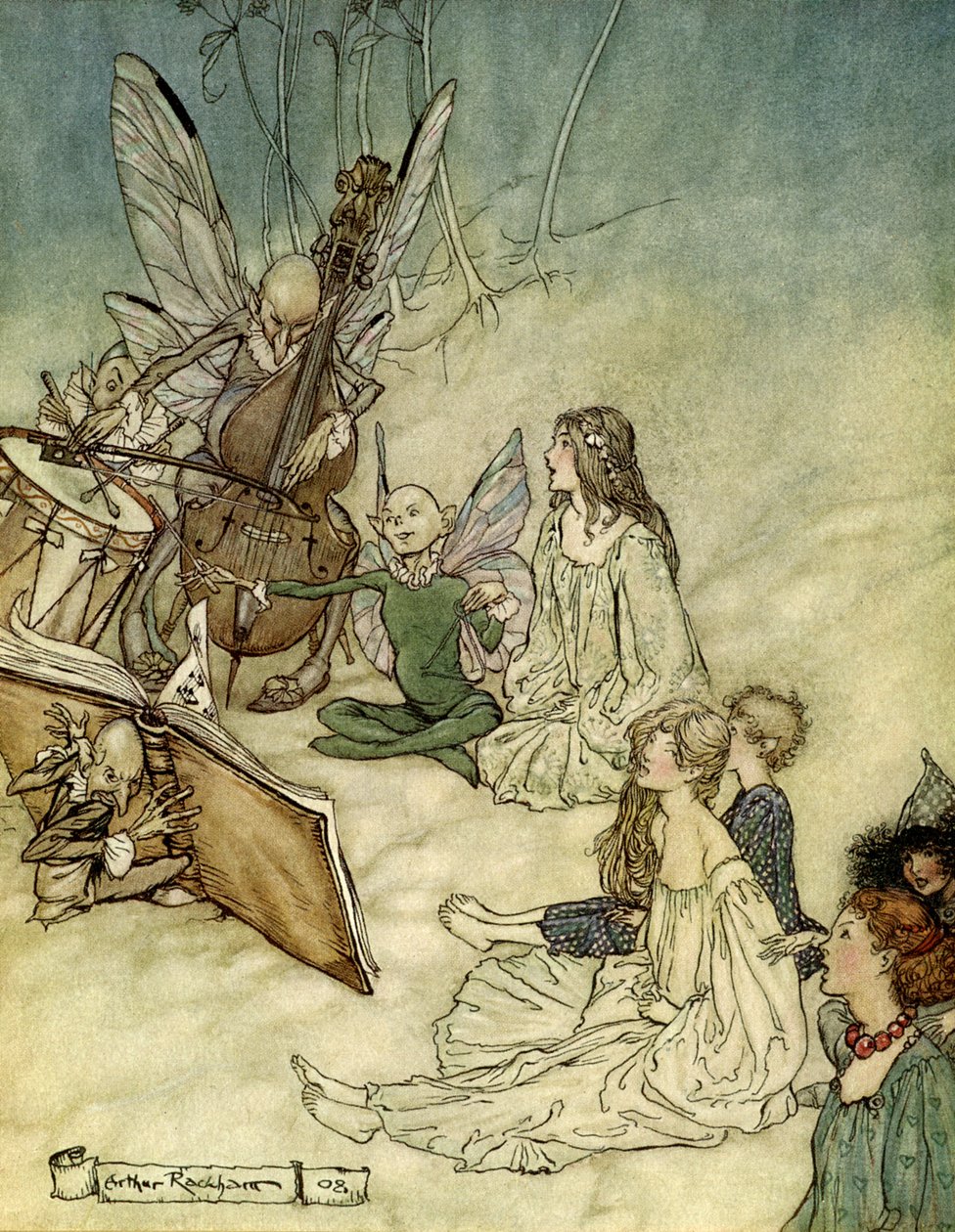 Sueño de una noche de verano de Arthur Rackham