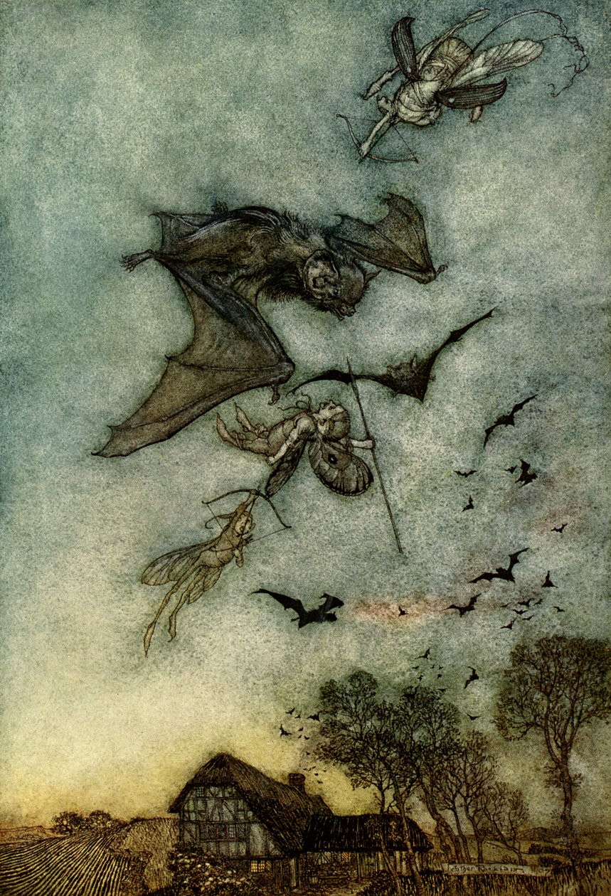 Sueño de una noche de verano de Arthur Rackham