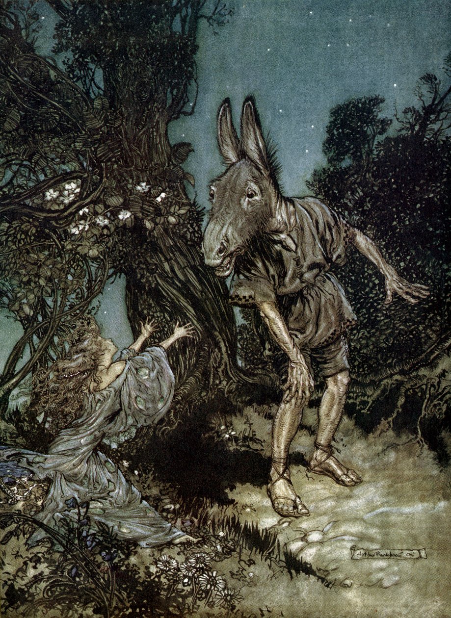 El sueño de una noche de verano de Arthur Rackham