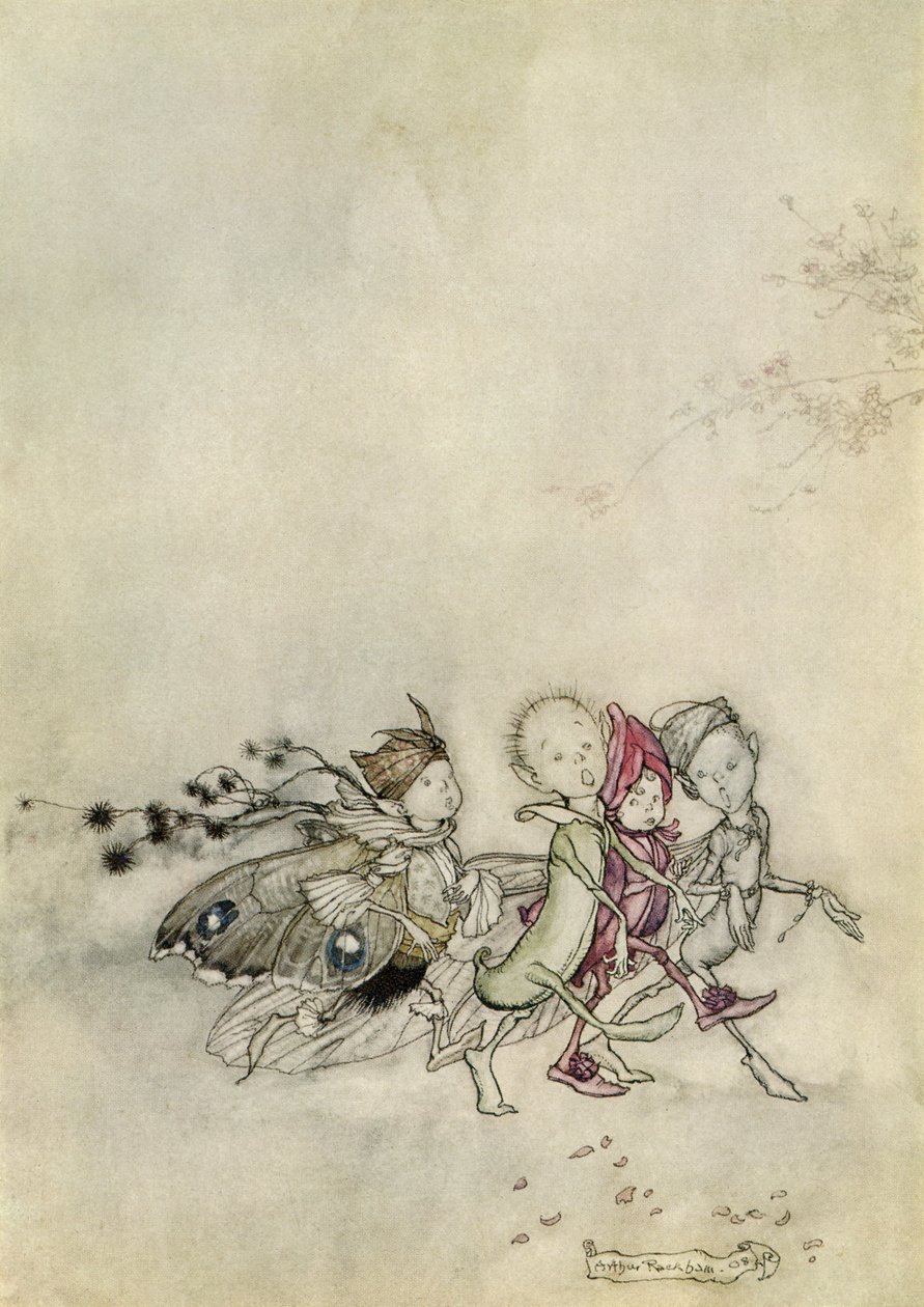 El sueño de una noche de verano de Arthur Rackham