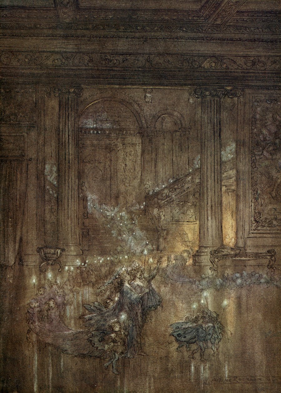 Sueño de una noche de verano de Arthur Rackham
