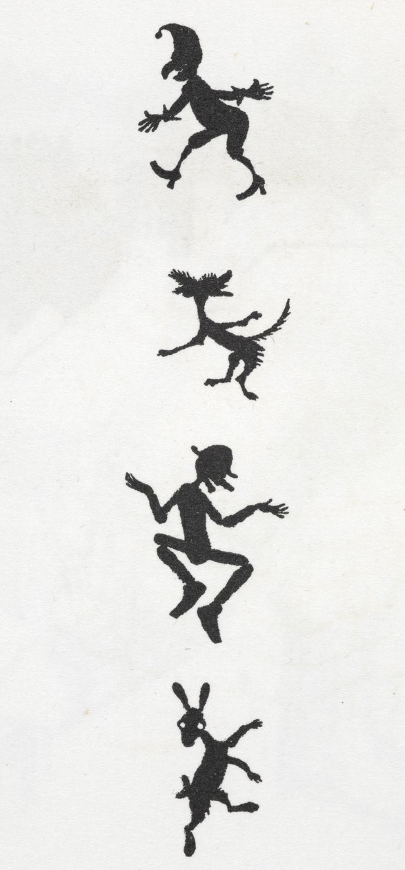 Elfos y perros de Arthur Rackham