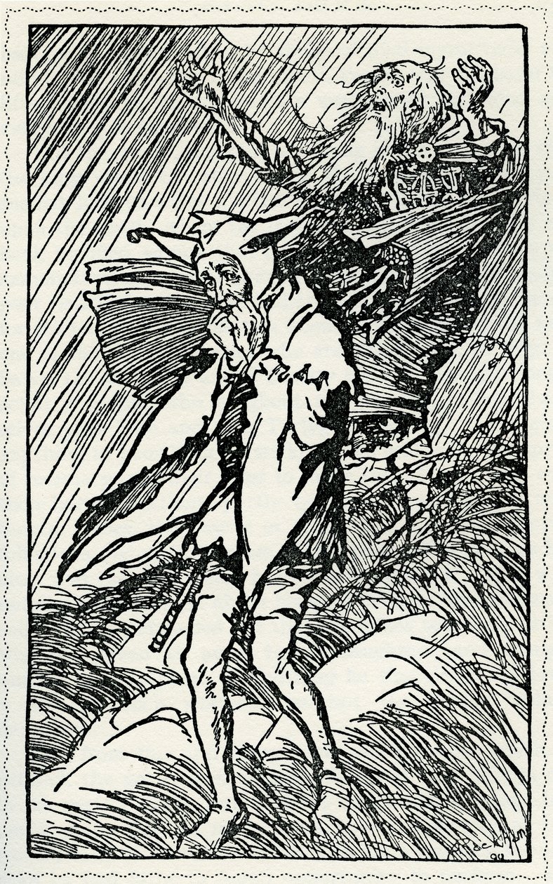 El Rey Lear de Arthur Rackham