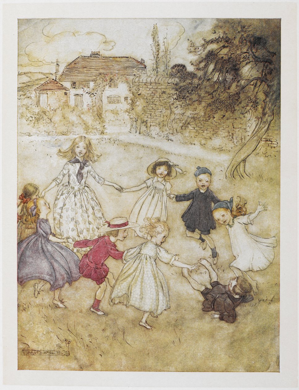 Ring-a-ring-a-process de Arthur Rackham