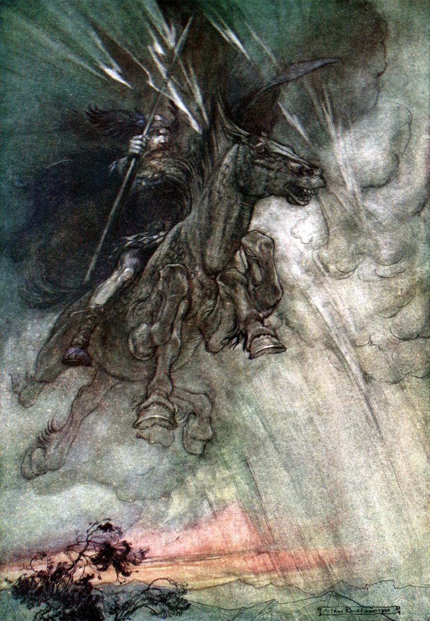 El Oro del Rin de Arthur Rackham