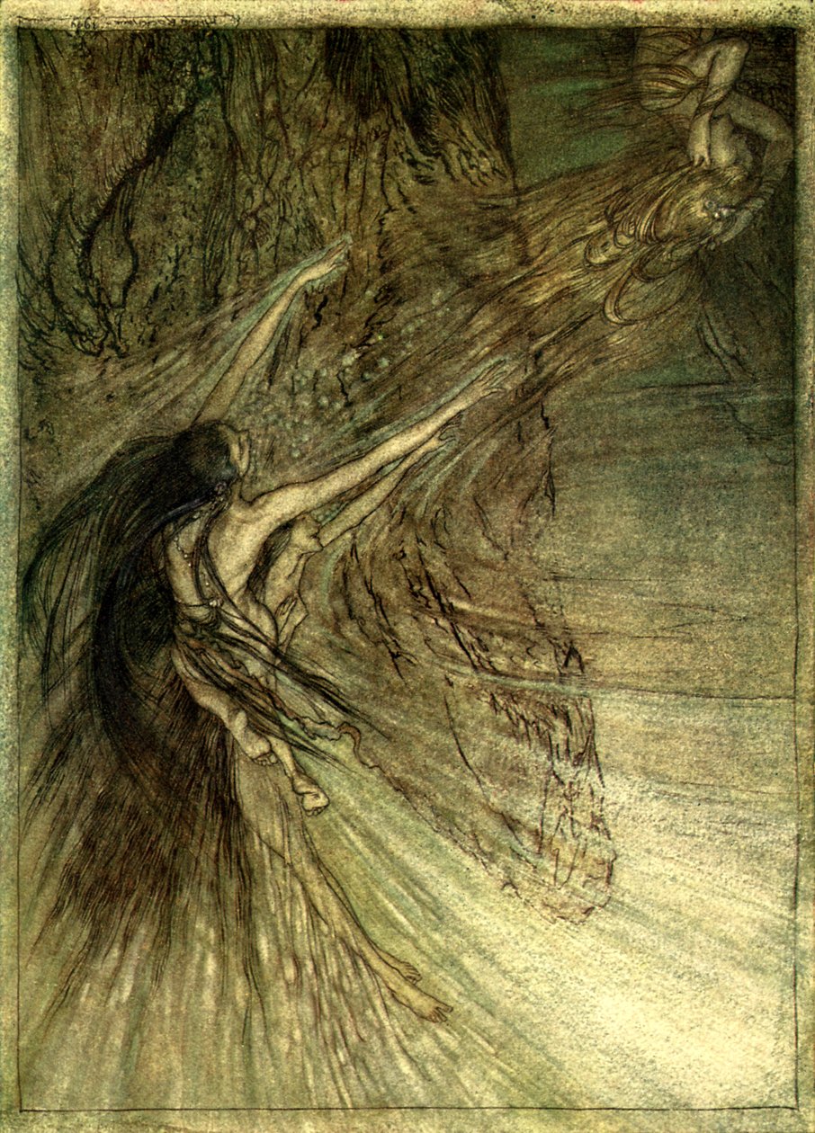 El Oro del Rin de Arthur Rackham