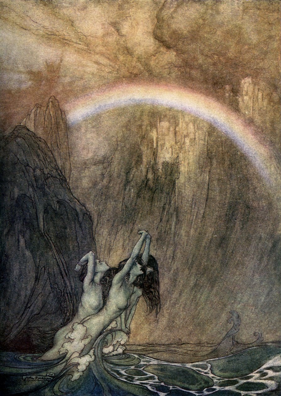 El Oro del Rin de Arthur Rackham