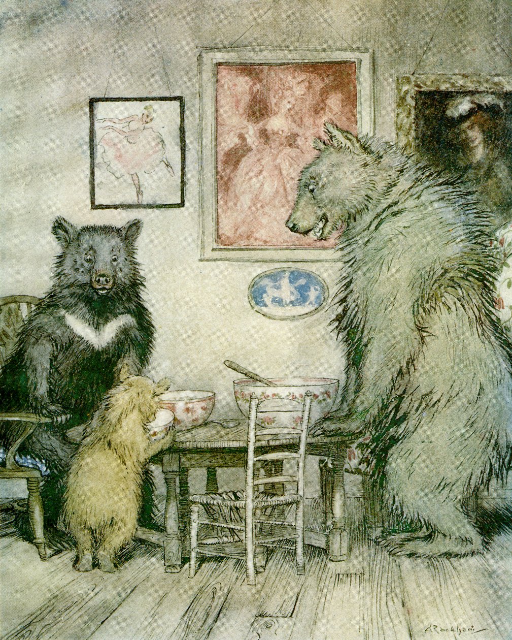 Los tres osos de Arthur Rackham